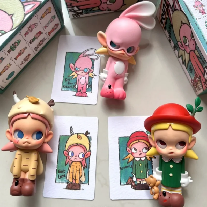 2025 novo autêntico zsiga floresta caminhada série caixa cega design boneca mini estatueta brinquedo boneca ornamento de mesa menino menina presente especial
