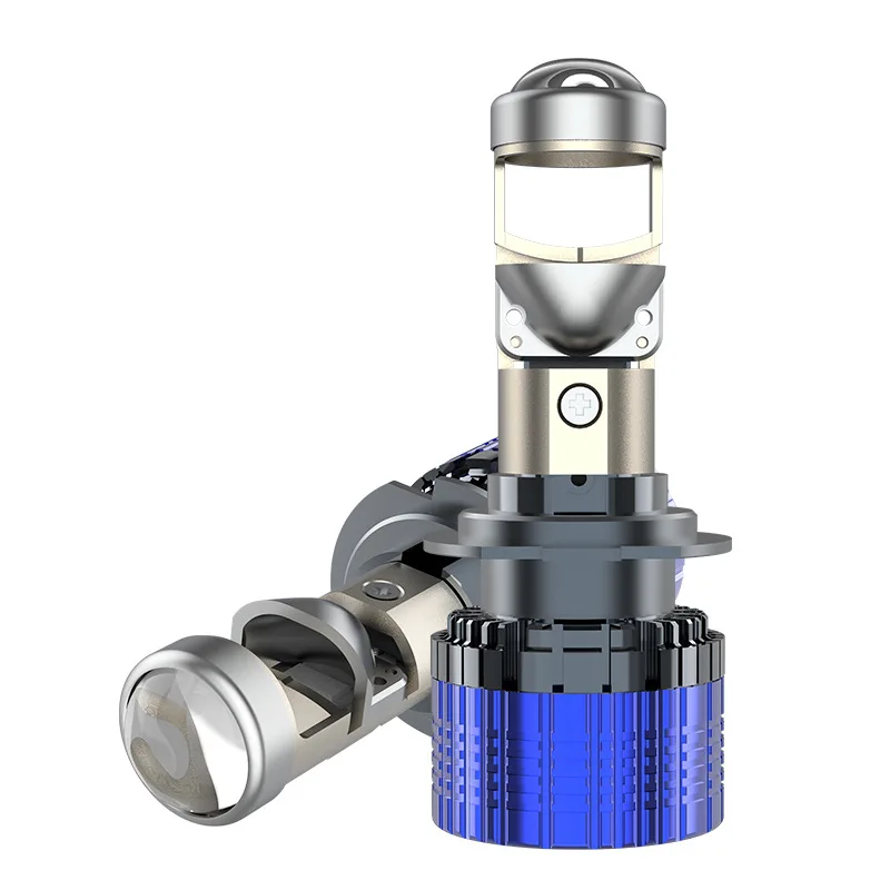 

84W линзы проектора Автомобильные светодиодные фары H4 Bi Beam Медная трубка Лазер высокой мощности H7 LED H4 Светодиодные передние фары Авто аксессуары