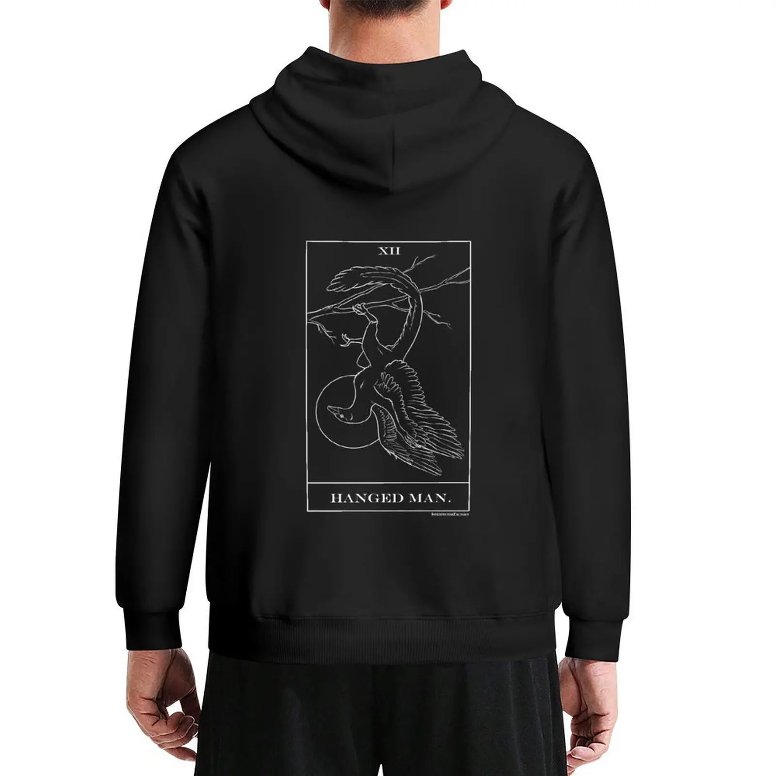 

Hanged Man dinosaur archeopteryx tarot Hoodie blouse anime clothes men's clothing aesthetic clothing pullover hoodies