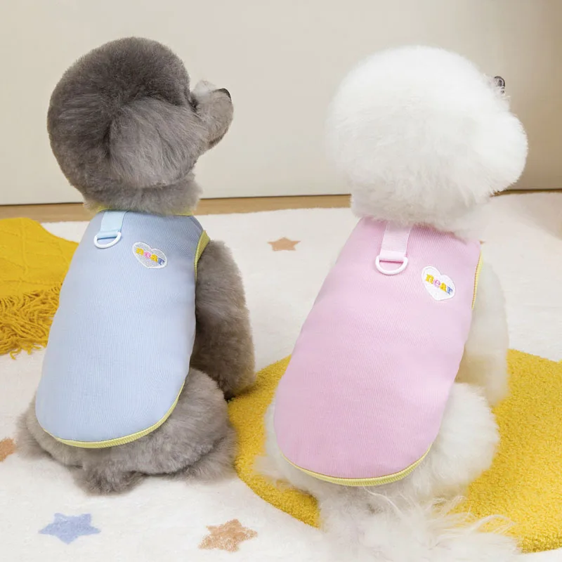 

Dog Clothes Summer Pink Hoodies Vest For Small Dogs Yorkshire Terrier Chihuahua Costumes Puppy Kitten Sweatshirt TShirt Vests XL