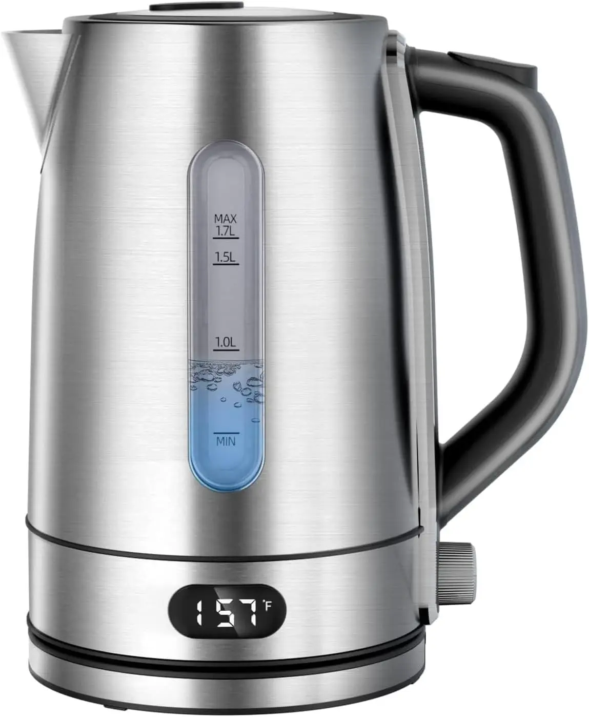 

Electric Kettle with Temperature Control, 1.7L Capacity, 1500W Fast Boiling, Keep Warm & Auto Shut-Off for Coffee & Tea