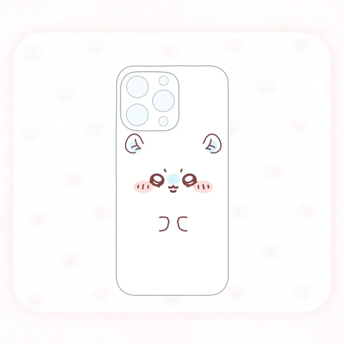 Kawaii Cartoon Anime Chiikawa Usagi ins Phone Case For iPhone 16 E 15 14 13 12 11 Pro Max XR XS 7 8 Plus MINI Y2K Original Cover