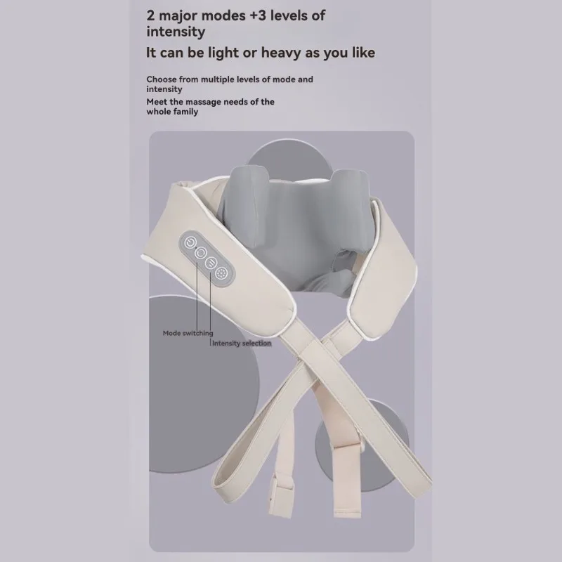 Masajeador de cuello y hombros multifuncional Trapezius terapia de masaje Cervical hombro Protector de cuello cubierta chal