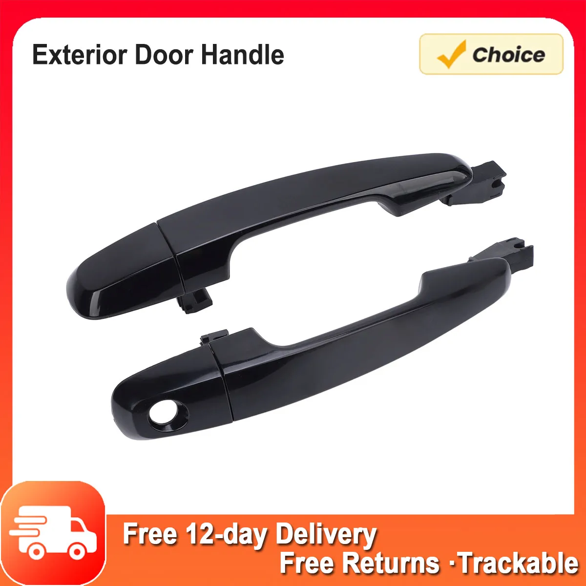 

Car Outside Door Handles Tough Anti Crack Scratch Proof Ergonomic for Triton L200 2006 To 2015 Outer Door Handle Match
