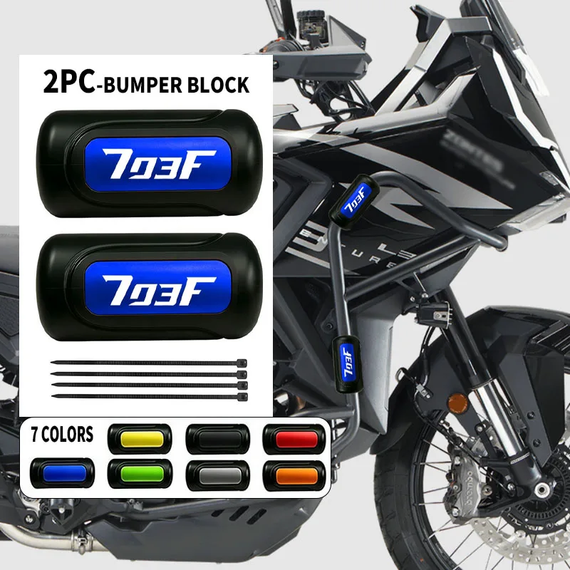 For ZONTES 703F 703FADV 703RR 368G 368E/M/K/D 350E G1 125/U 150 310T/X Crash Bar Bumper Protector Block Motorcycle Engine Guard