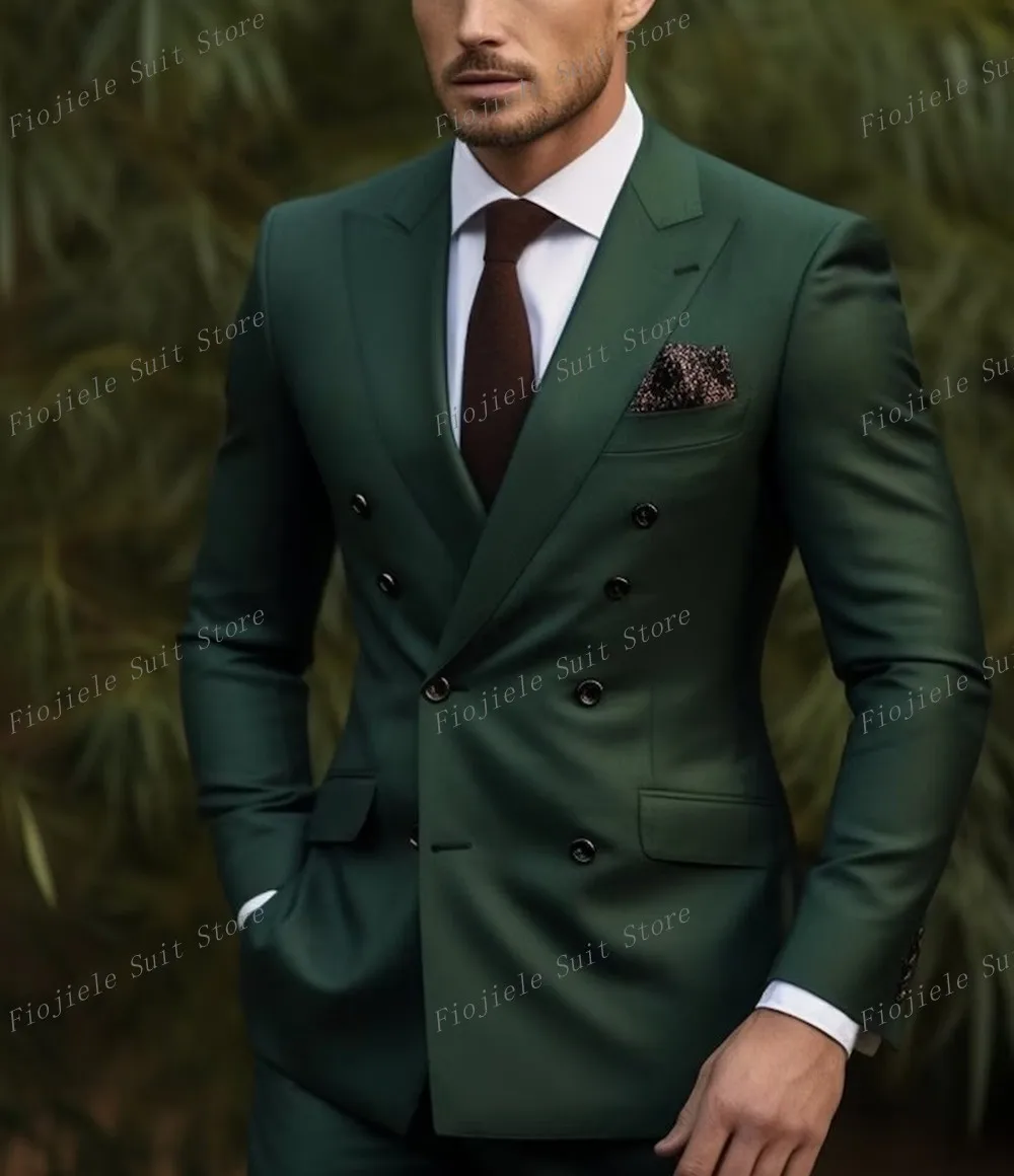 Terno verde escuro masculino, jaqueta e calça, snoking do noivo, baile de formatura formal, festa de casamento, padrinho, novo, conjunto 2 peças