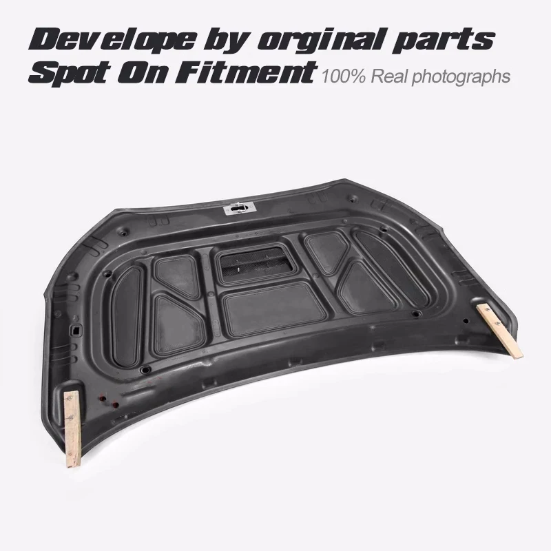 

Carbon Fiber Engine Cover for Veloster 19 modified Bonnet hood scoop body kit Car Accessories