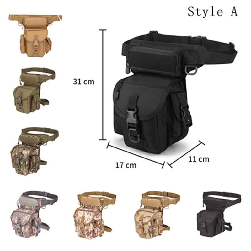 Waist Fanny Pack Weapons Tactics Ride Leg Bag For Men Waterproof Drop Utility Thigh Pouch Multi-Purpose Hip Belt