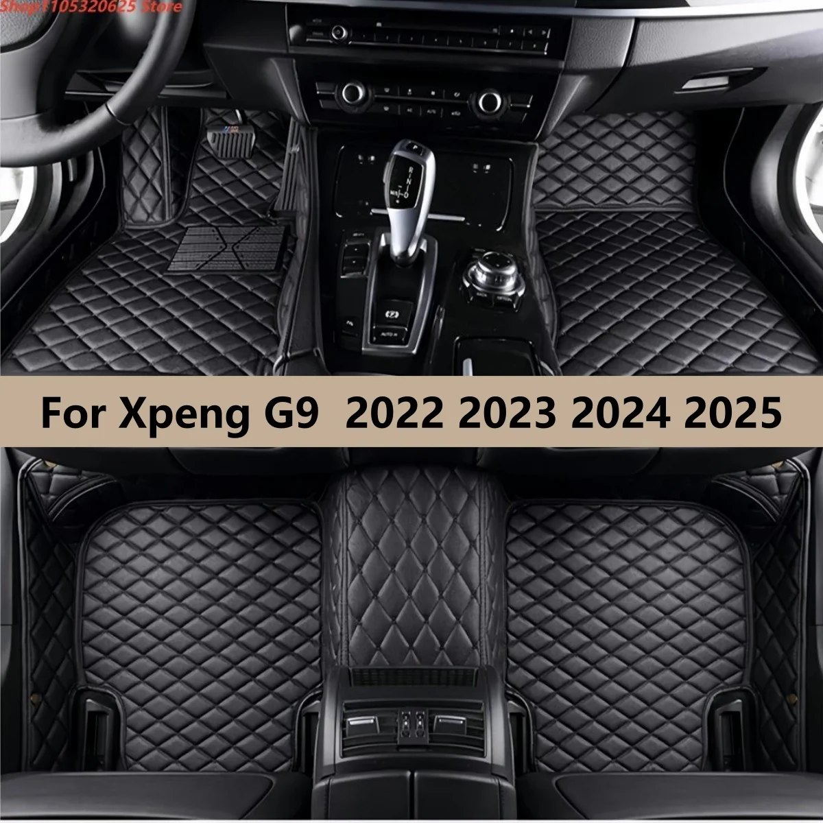 

Car Floor Mats For Xpeng G9 2022 2023 2024 2025 Floor Mats For Cars Waterproof Full Set Mat Accessories