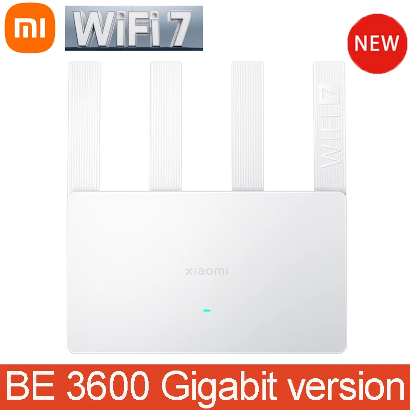 Xiaomi WiFi 7 Router BE3600 Gigabit Version 2.4/5GHz Double Bands 160Mhz 3570Mbps Mesh Networking Gaming Acceleration