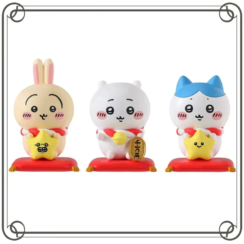 

Chiikawa Chiikawa Hachiware EX CASHAPON Fortune Modeling Doll Desktop Decoration Ornament Collectible Toy