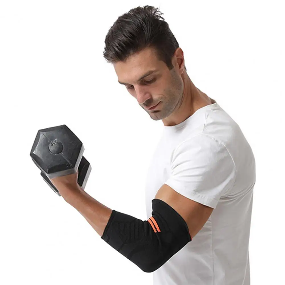 Elbow Sleeve with Breathable Fabric Tendonitis Tennis Elbow Compression Sleeve for Arm Support Running Basketball for Men