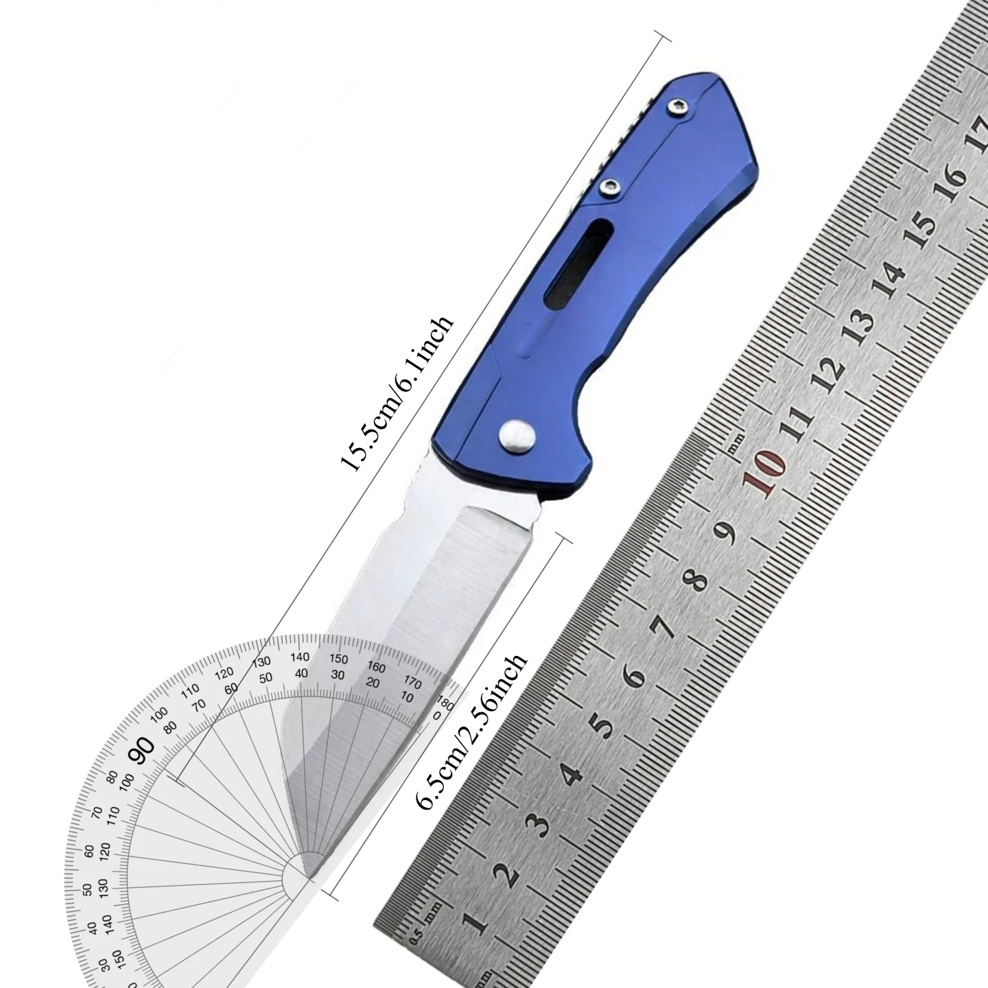 4 Pack Pocket Knife Set Folding Knife with Clip Camping Knife Stainless Steel Blade, EDC Knife for Outdoor Hiking Mens Gift - view 6
