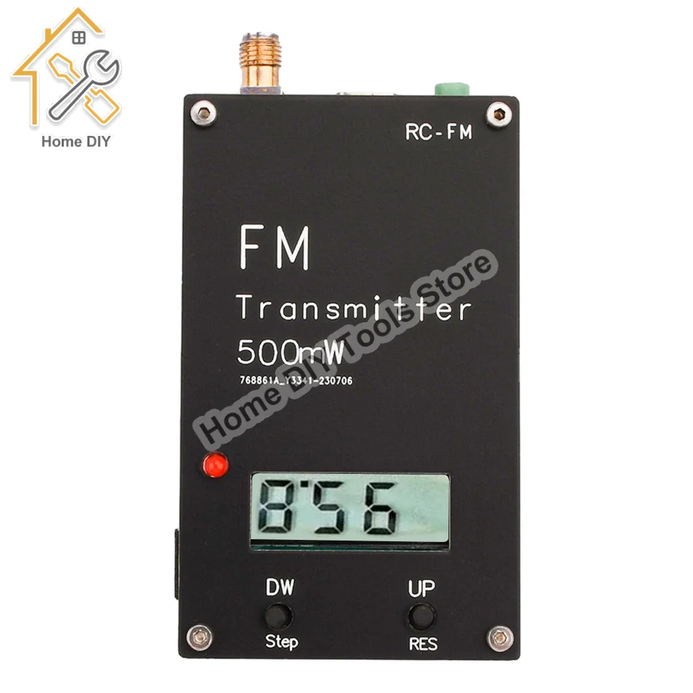 

2000M 0.5W FM Transmitter Stereo Digital LED display 76MHz-108MHz FOR Campus Radio DSP Radio Broadcast Station Receiver