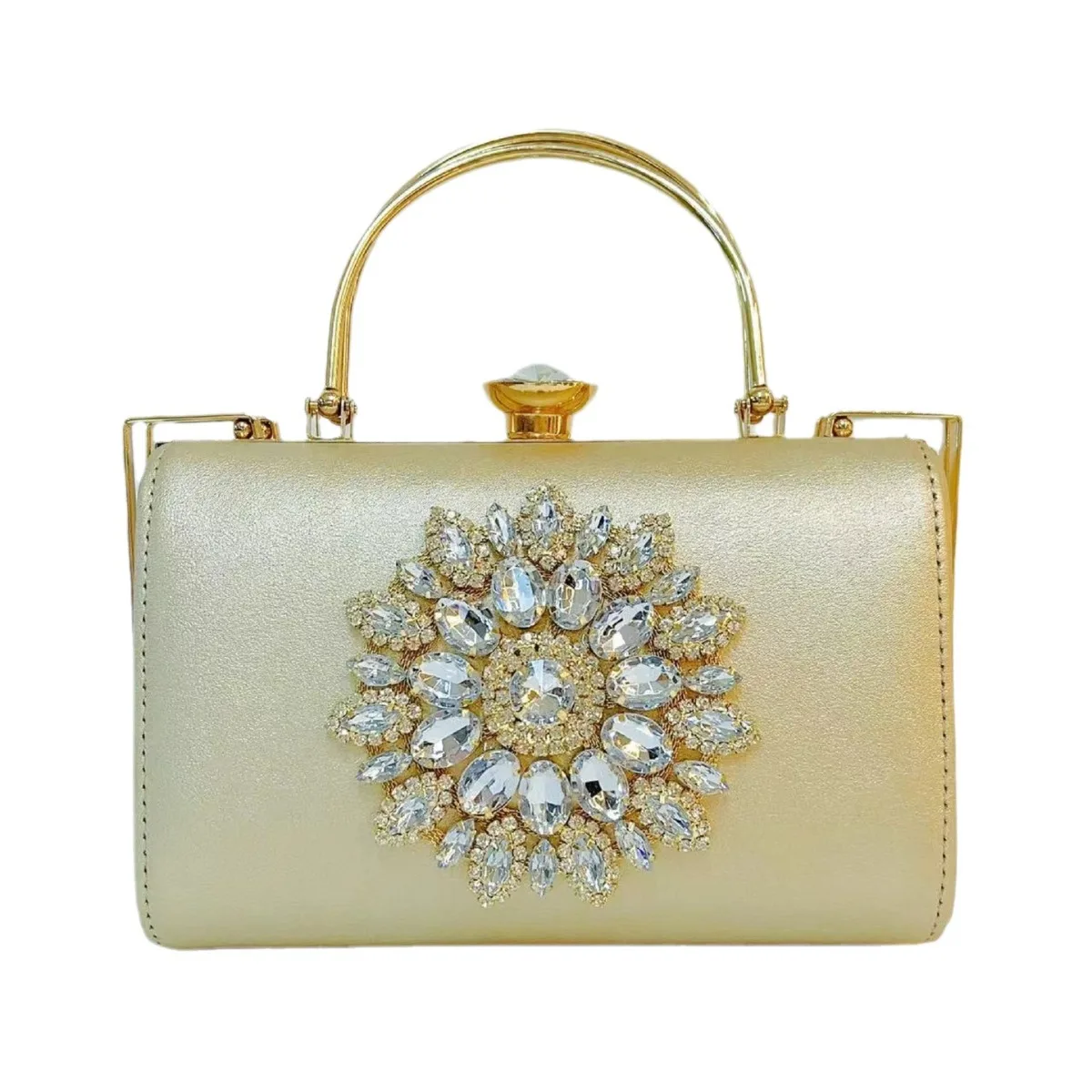 المشاهير حقائب نسائية عشاء مأدبة فلاش الماس حقائب صغيرة مع فستان سهرة حقائب اليد شيونغسام حقيبة ساعي كيس دي سواريه #1