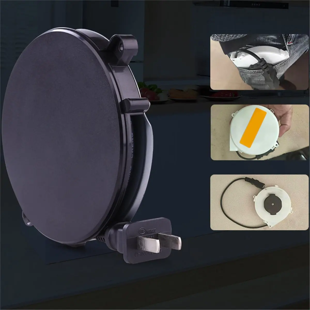 Promotional-1.8M Power Reel Cable 220V/50Hz - Automatic Retractable Power Cord for Commercial Use US Plug