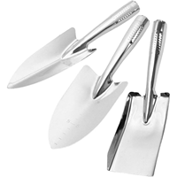 Garden Tool Set 3pcs Heavy Duty Garden Trowels Stainless Steel Garden Hand Shovels for Digging Transplanting Weeding Gardening P