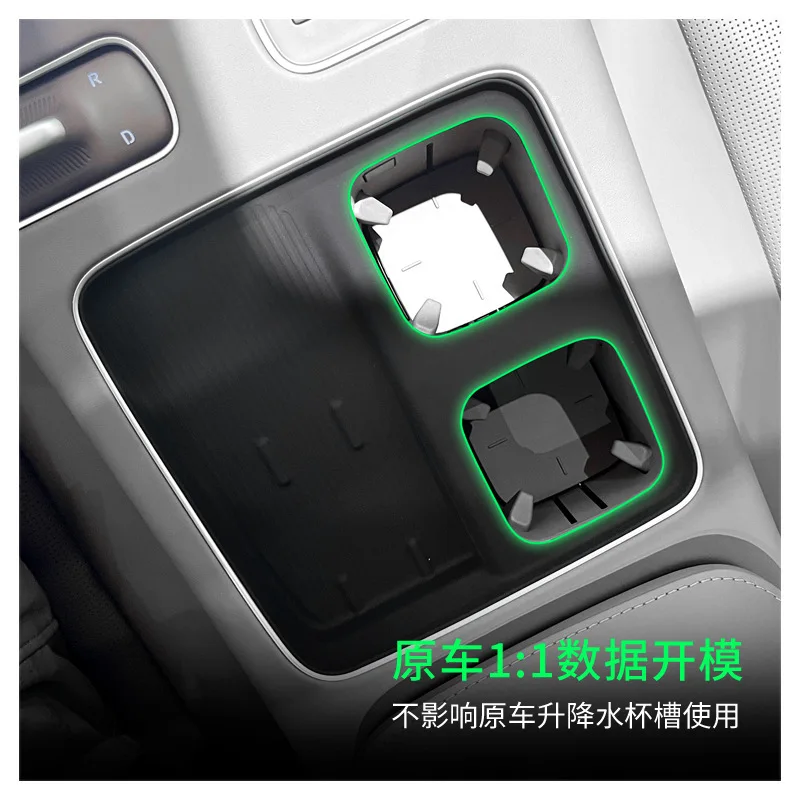 ل NIO ES8 2023-2024 التحكم المركزي شحن لاسلكي بطانة حماية من السيليكون مكافحة زلة حماية حصيرة اكسسوارات السيارات الداخلية المعدلة