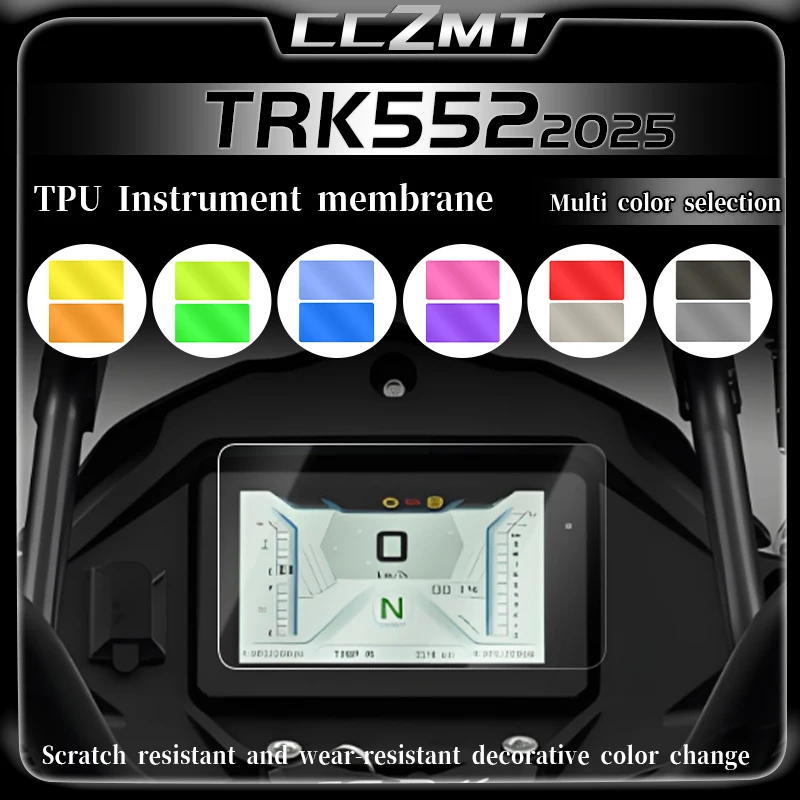 

For Benelli TRK 552 X 552X TRK552X TRK552 2025 Motorcycle Cluster Scratch Protection Film Dash board Speedometer Screen Sticker
