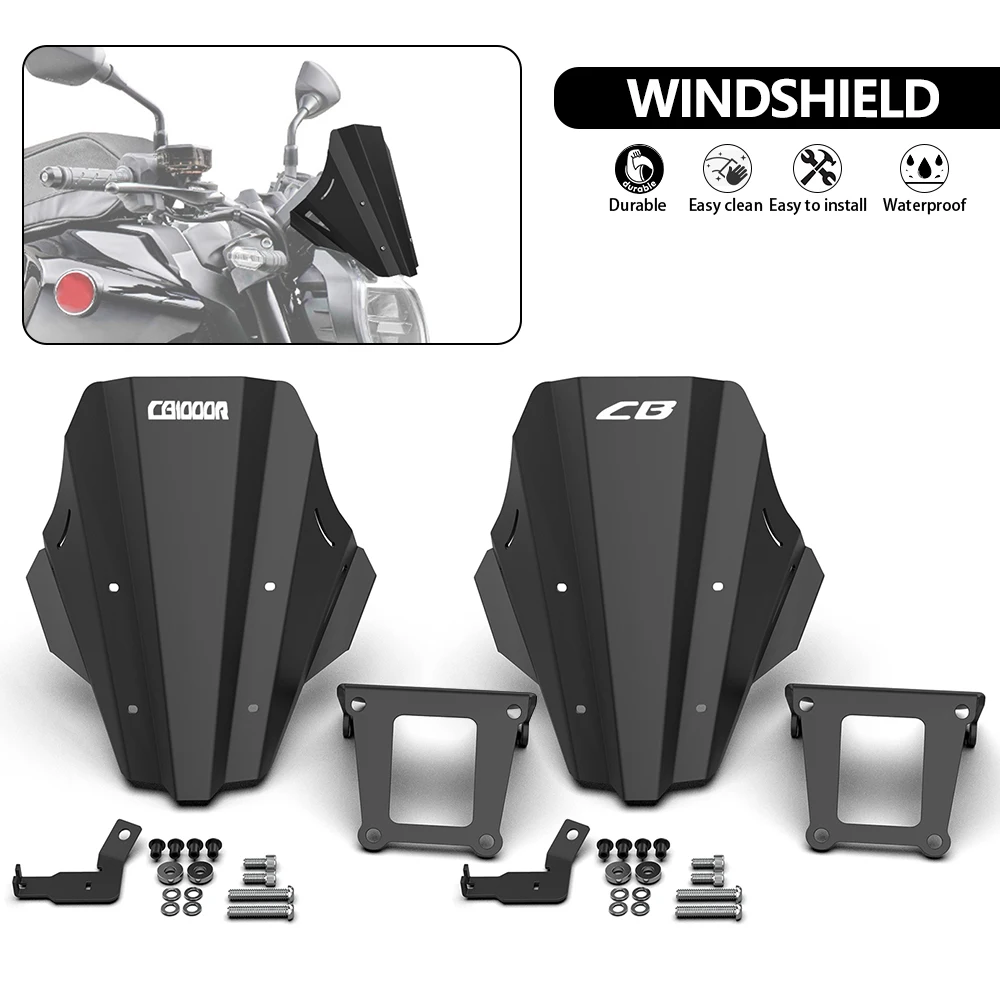 

Windscreen Windshield For HONDA CB1000R CB1000 R CB 1000 R 2021 2022 2023 2024 Motorcycle Accessories Wind Screen Wind Deflector