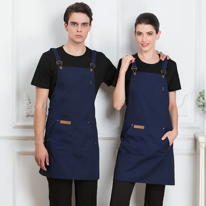 Supermarket Work Apron Custom Logo Apron Advertising Apron Printing Milk Tea Shop Apron Custom Fruit Shop Apron