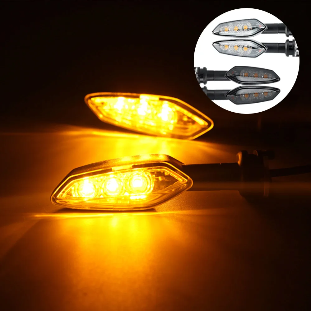 12 فولت الضوء الأصفر دراجة نارية مؤشر LED دراجة نارية بدوره إشارات أضواء صالح لياماها MT-15 M-SL AZ 150 2016-2015