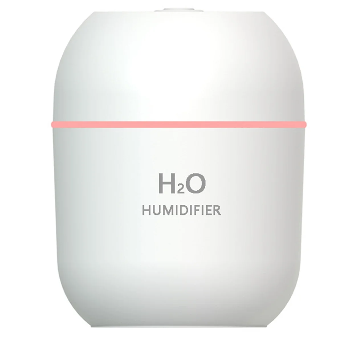 Humidificador de dormitorio, mini humidificador humidificador de escritorio para el hogar humidificador portátil multimodo, blanco