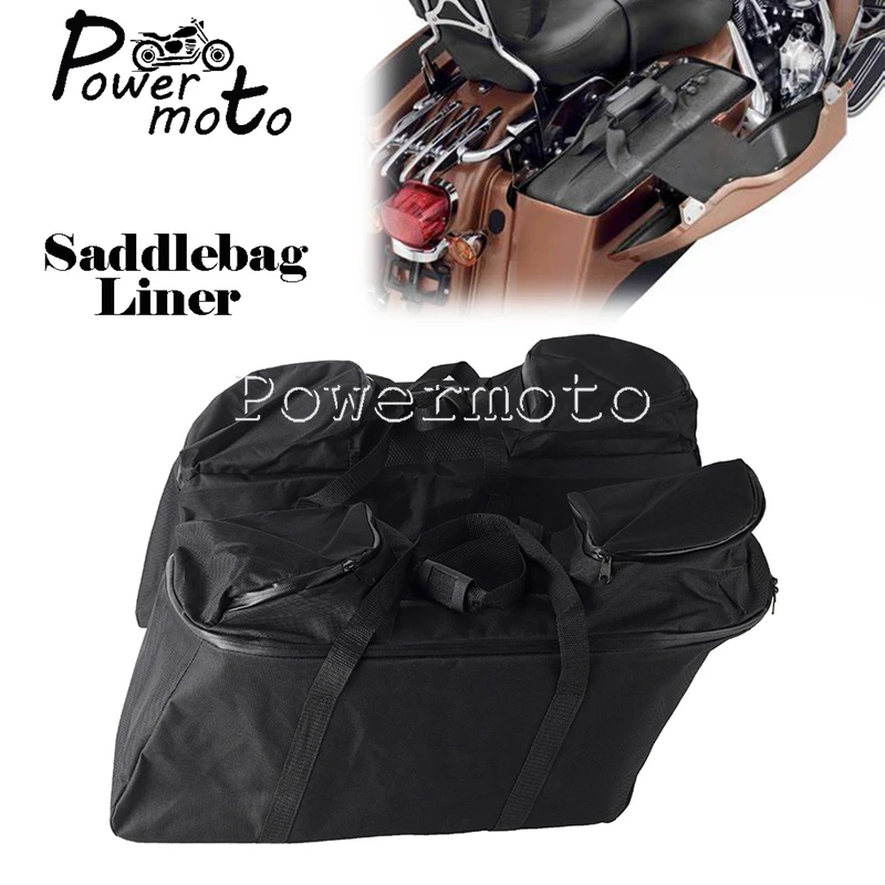 

For Harley Touring Electra Glide Ultra Classic FLHR1993-2023 Motorcycle Saddlebag Liners Tour Pack Inner Bag Luggage Side Bags