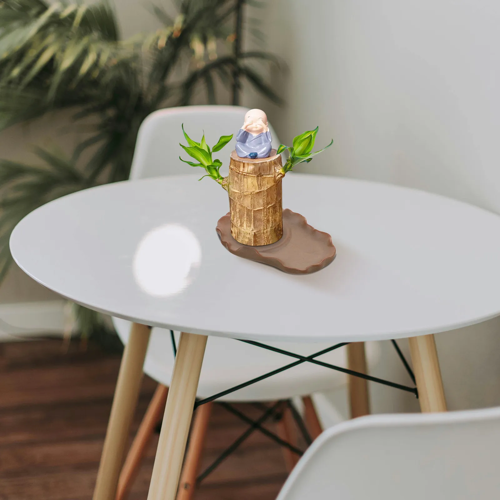 Ceramic Flower Pot Saucer – Heavy-Duty Drainage Tray for Indoor/Outdoor Plants, Bonsai & Fish Tanks