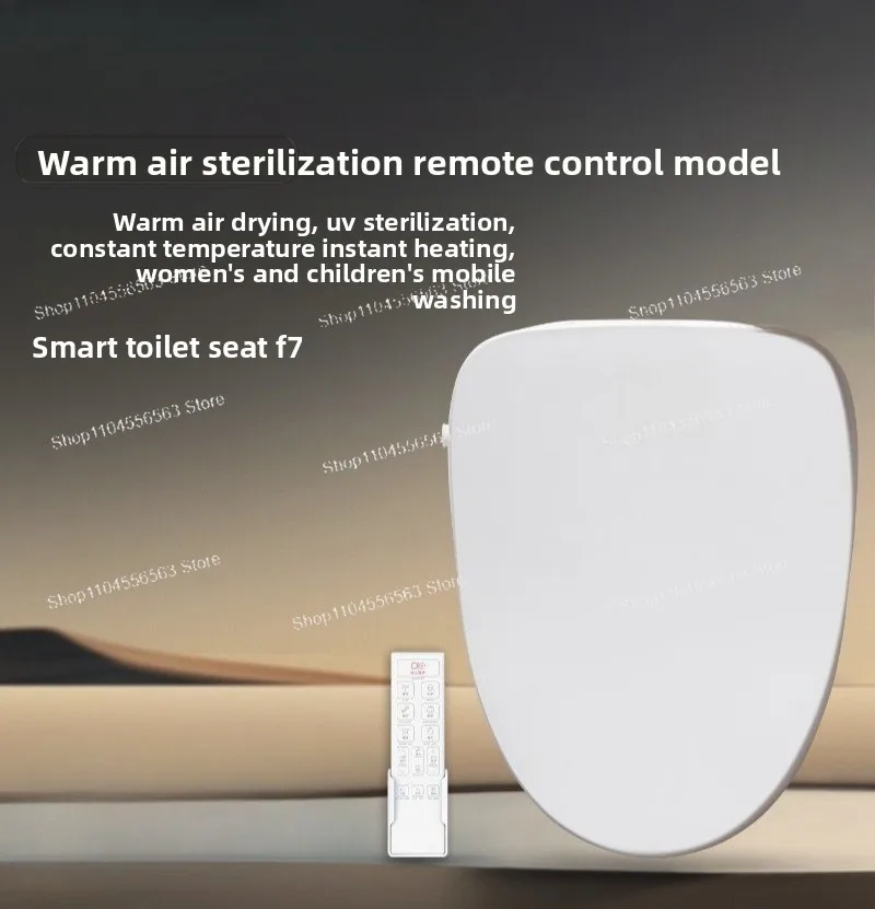 Smart Toilet Cover Fully Automatic Household Universal Heating and Flushing Butt Instant Hot Toilet Cover Seat Ring