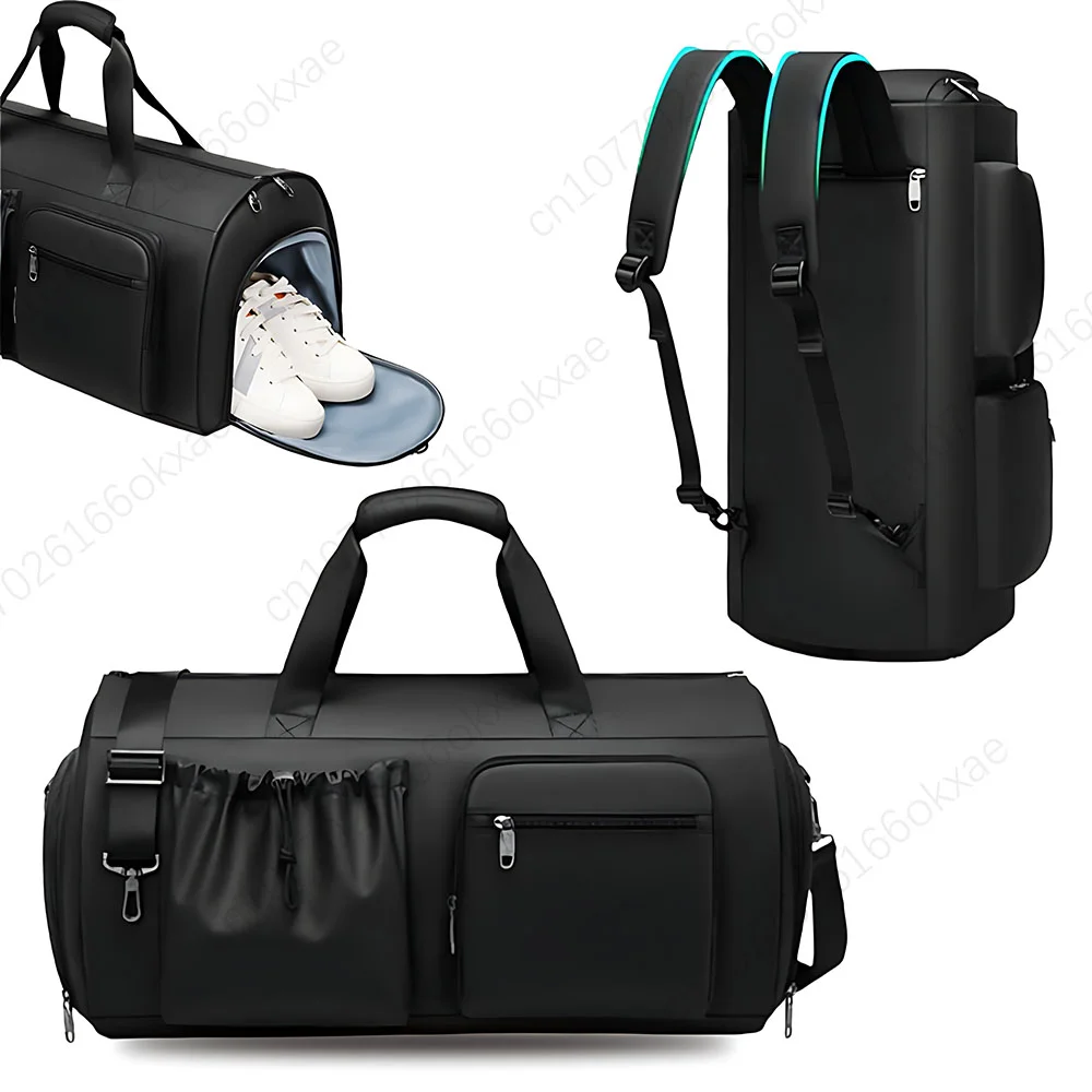 Travel Bag Large Capacity Luggage Formal Suit Folding Storage Bag Dry Wet Separation with Independent Shoe Compartment