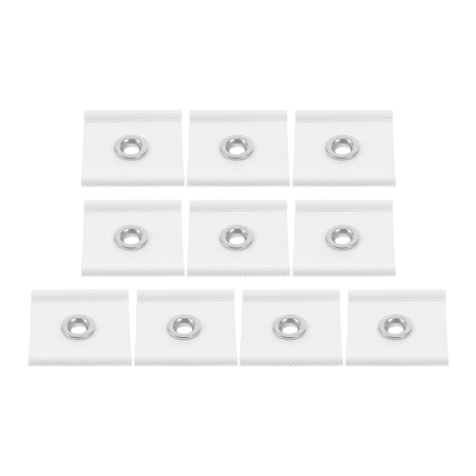10Pcs Rv Awning Eyelet Fastener PVC Coated Heavy Duty for Caravan Tent Canopy Rail Hardware Universal Outdoor Awning Fitting