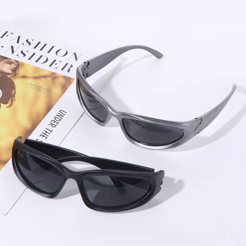 

Personality Y2k Y2k Punk Sports Sunglasses Anti-UV Fashion Women Sunglasses UV400 Shades Cat Eye Sunglasses Summer
