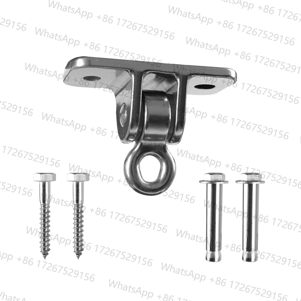 1PC Heavy Duty 850KG Stainless Steel Swing Hangers Hook For  Hanging Kit Playground Hammock Chair Yoga  Mount