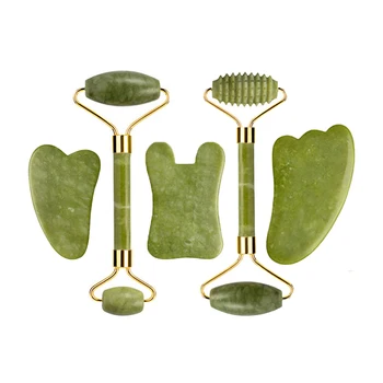 Jade Roller Gua Sha Massage Set 1