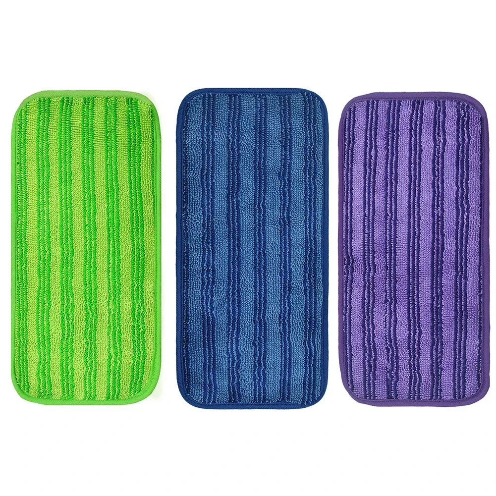 3/6 Pcs Household Cleaning Mop Pads Reusable Pads For Sweeper Mops 12 Inch Floor Cleaning Mop Head Pads