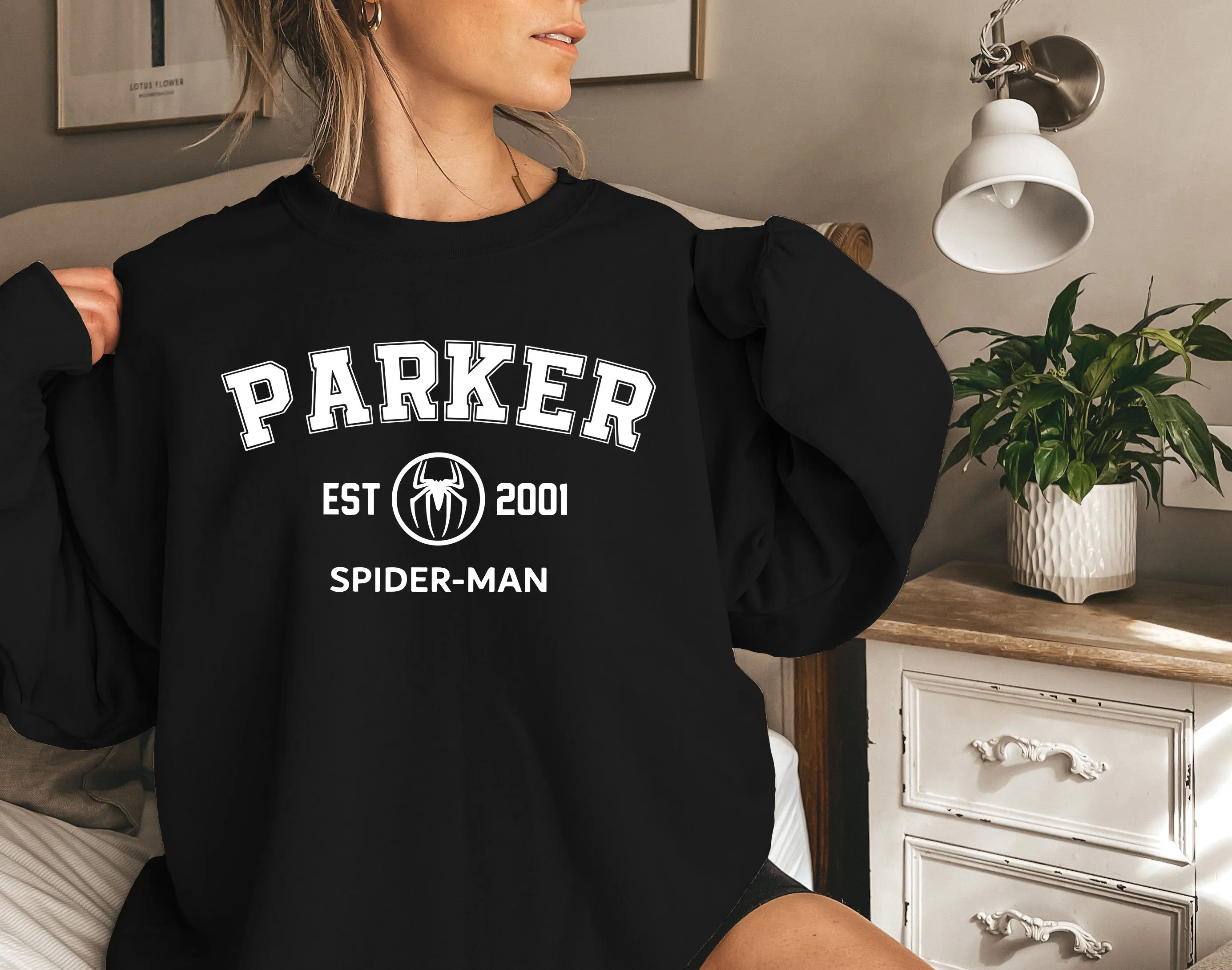 

Spider-man Sweatshirt Parker 2001 Sweatshirt Peter Parker Avengers Team Shirt Spiderman Party Superhero Shirt