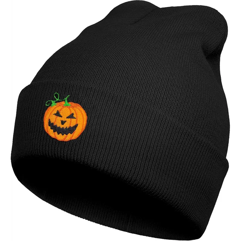 

Nueasrs Funny Ghost Beanie Hats for Men and Women Goth Cool Winter Skull Knit Men's and Women's Styles Hat Gift