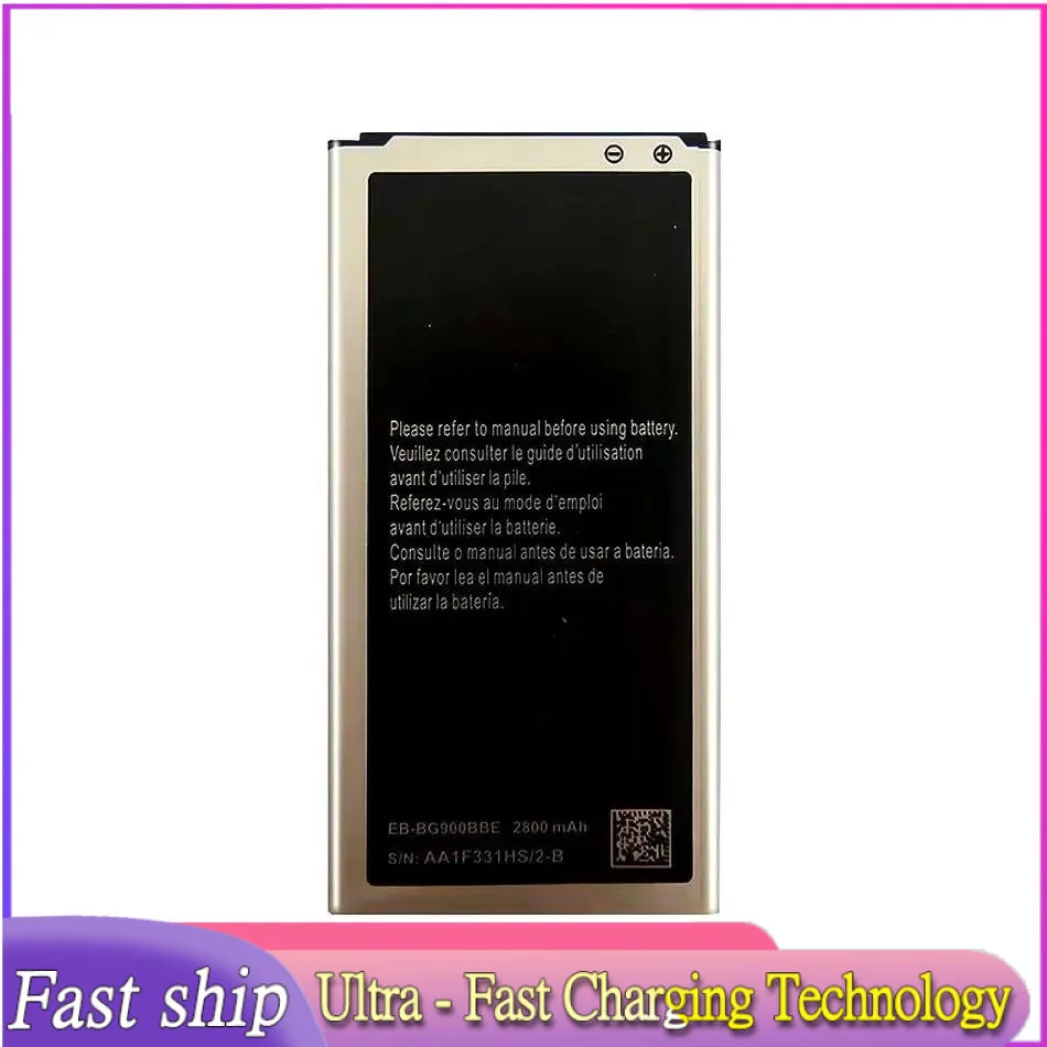 

Mobile Phone Battery EB-BG900BBC 2800mAh For Samsung Galaxy S5 G900 G900S G900I G900F G900H i9600 G870 G870A EB BG900BBC