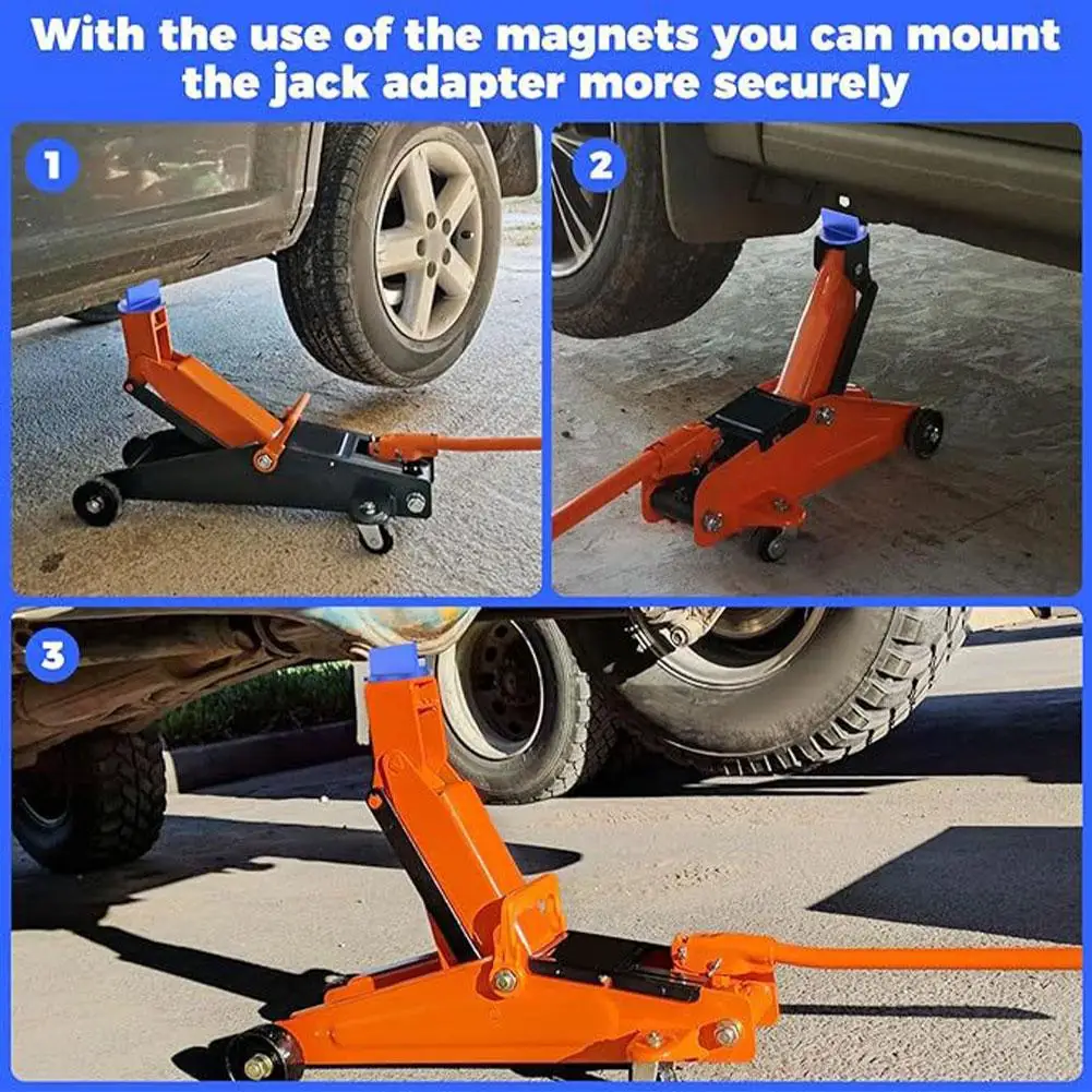 

Магнитный адаптер для автомобильного домкрата, рама из алюминиевого сплава, рельсовый адаптер для автомобильного домкрата, аксессуар для авторемонта, защита шасси автомобиля