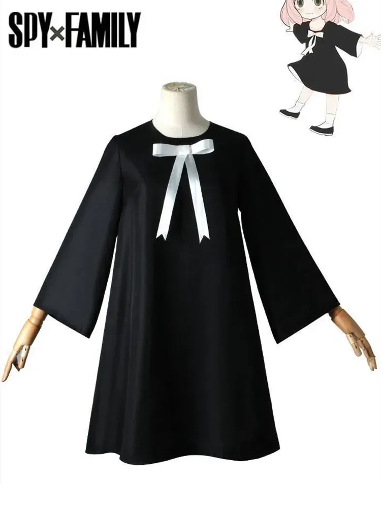 

Spy House Cos Costume Ania cosplay Eden Academy Girls' Black C-Shirt Set