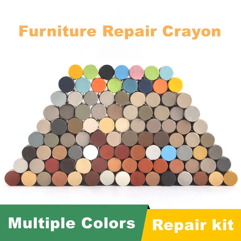 1PC Colorful Furniture Repair Wax Crayon Furniture Floor Wood Filler Sticks Repair Kit For Stains Scratches