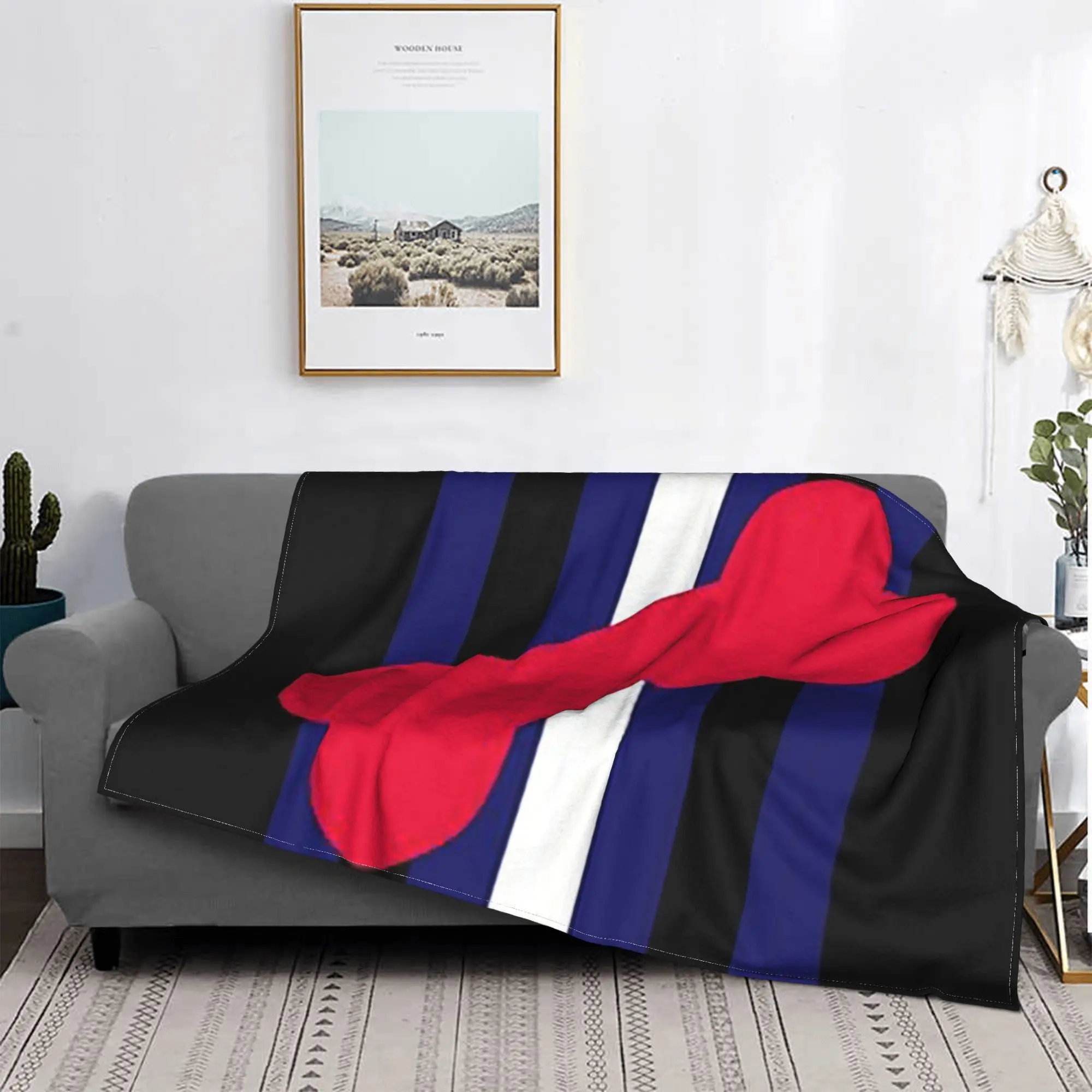 Leather Puppy Pride Blanket Lightweight Flannel Sofa Throw Blanket for Home Bedroom Outdoor Throws Bedspread Quilt