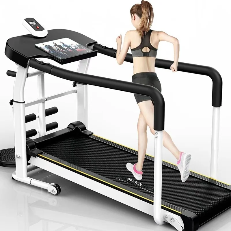 Treadmill, Foldable Home Mini Walking Machine, Quiet Fitness Equipment for Indoor Exercise, Small Space Saving, Weight Loss