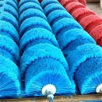 Roller Brush Large Vegetable Golf Automobile Apparatus Cleaning Brush Factory Customized Shaped Brush Nylon Food Processing Tool
