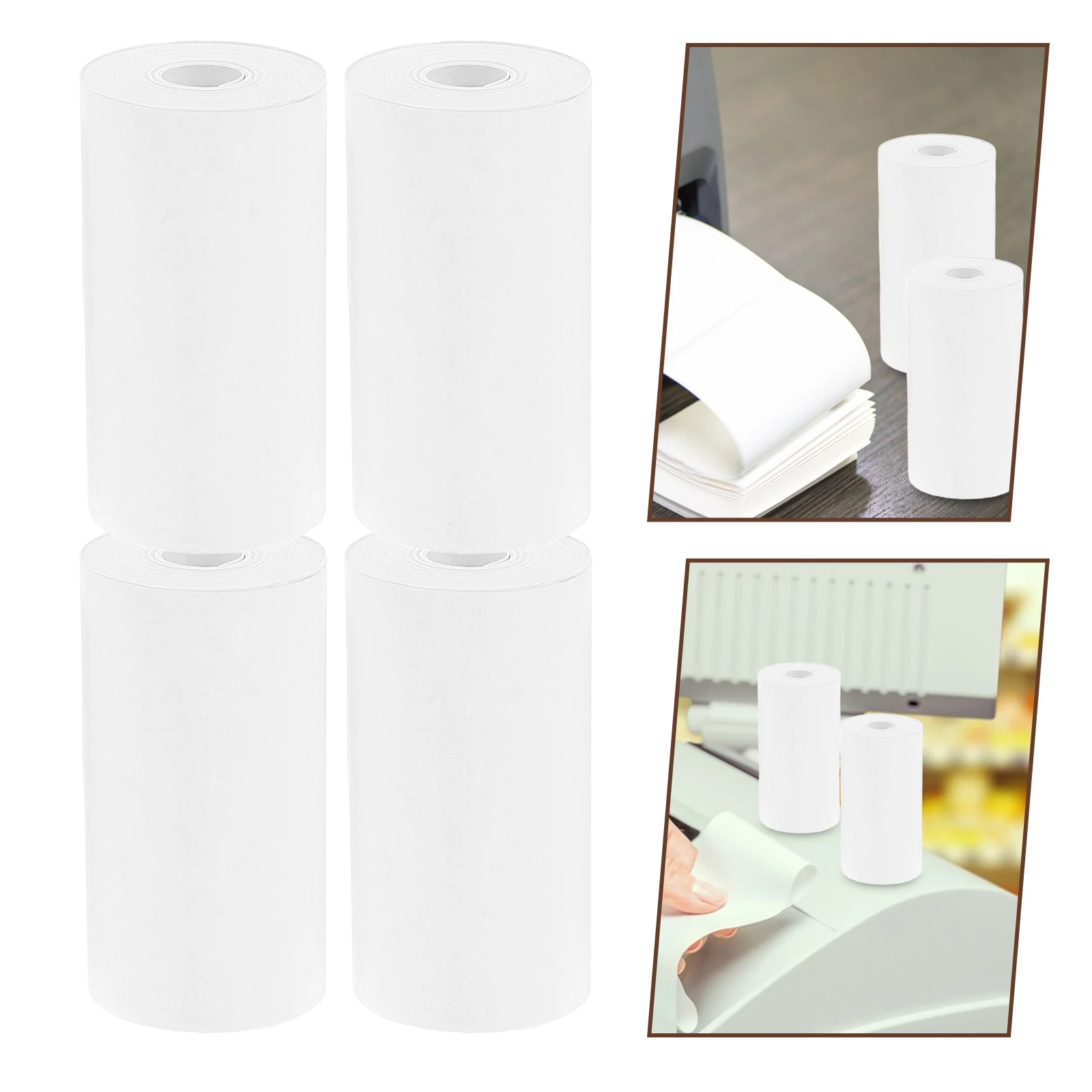 

10Pcs Thermal Receipt Paper Rolls 57x30mm Compatible for Pos Cash Register Supermarket Retail Printer Thermal Label