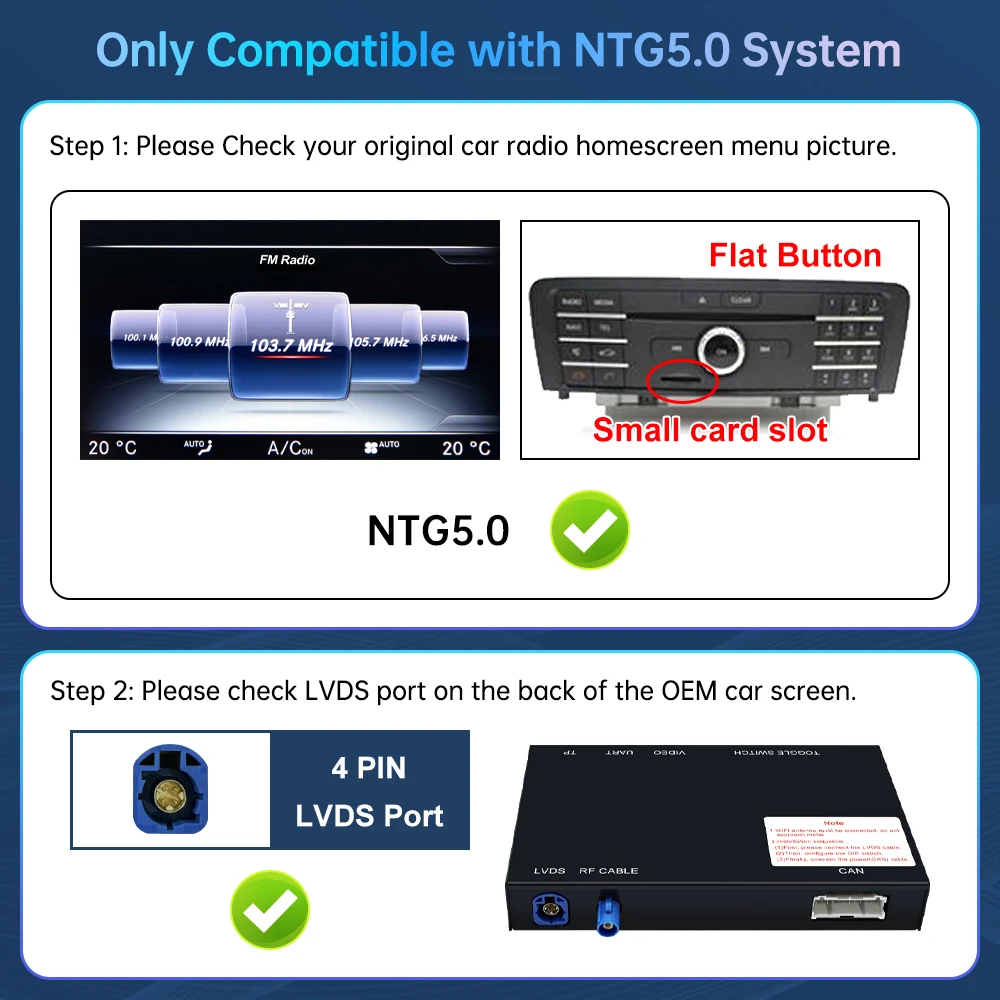Road Top Wireless CarPlay voor Mercedes Benz E Klasse W212 W213 E Coupé C207 NTG4.5 4.7/5.0 2012-2016 met Airplay Android Auto