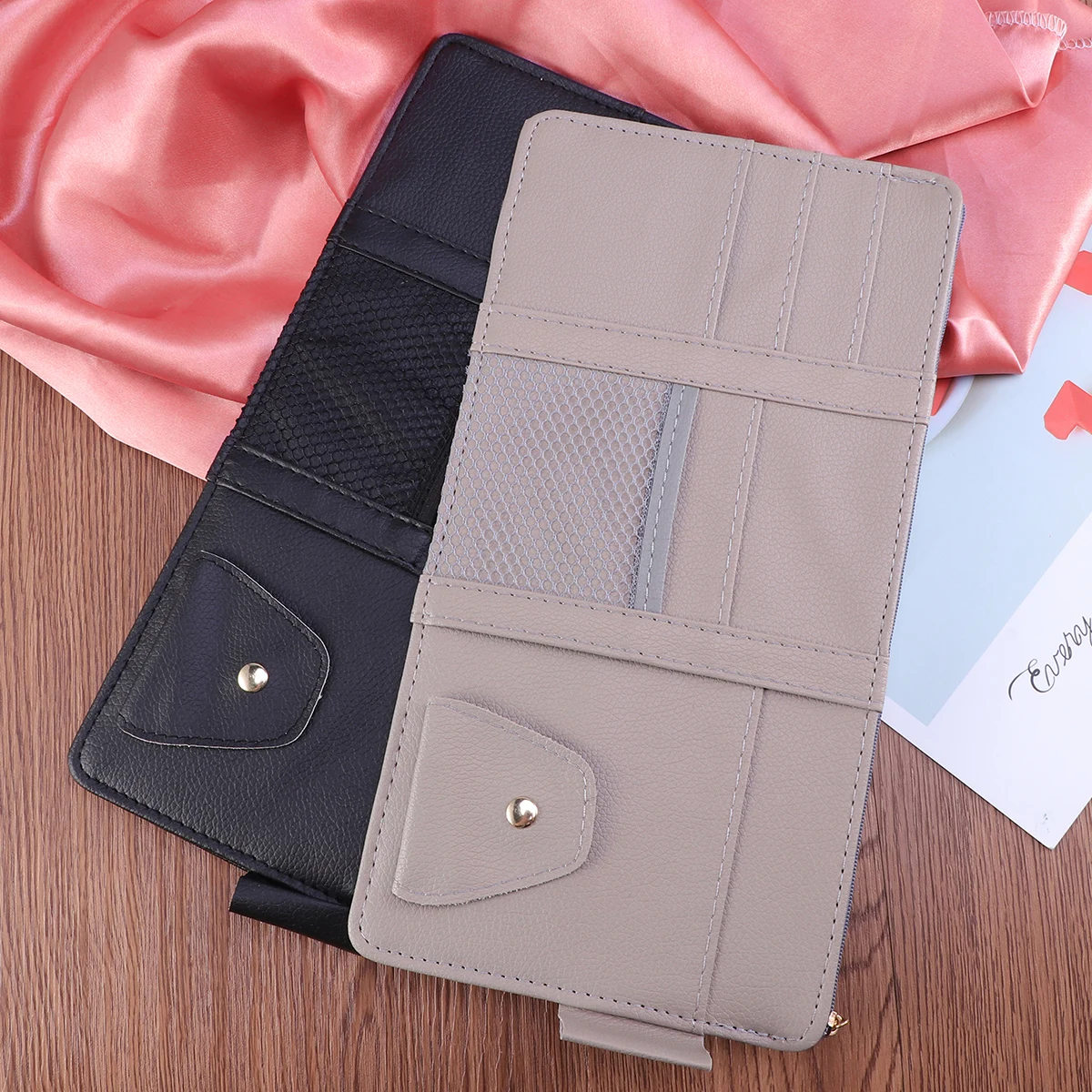 

Multi functional Visor ganizer Durable Storage Bag Premium Material Protect Cards Dust Neat Driving Environment Car