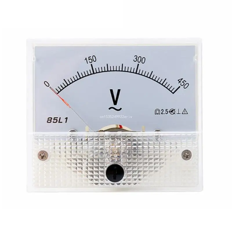 Analog Current Panel Meter Ammeter for Circuit Testing Charging Battery Ampere Tester Gauge 0-150V 250V  450V 500V