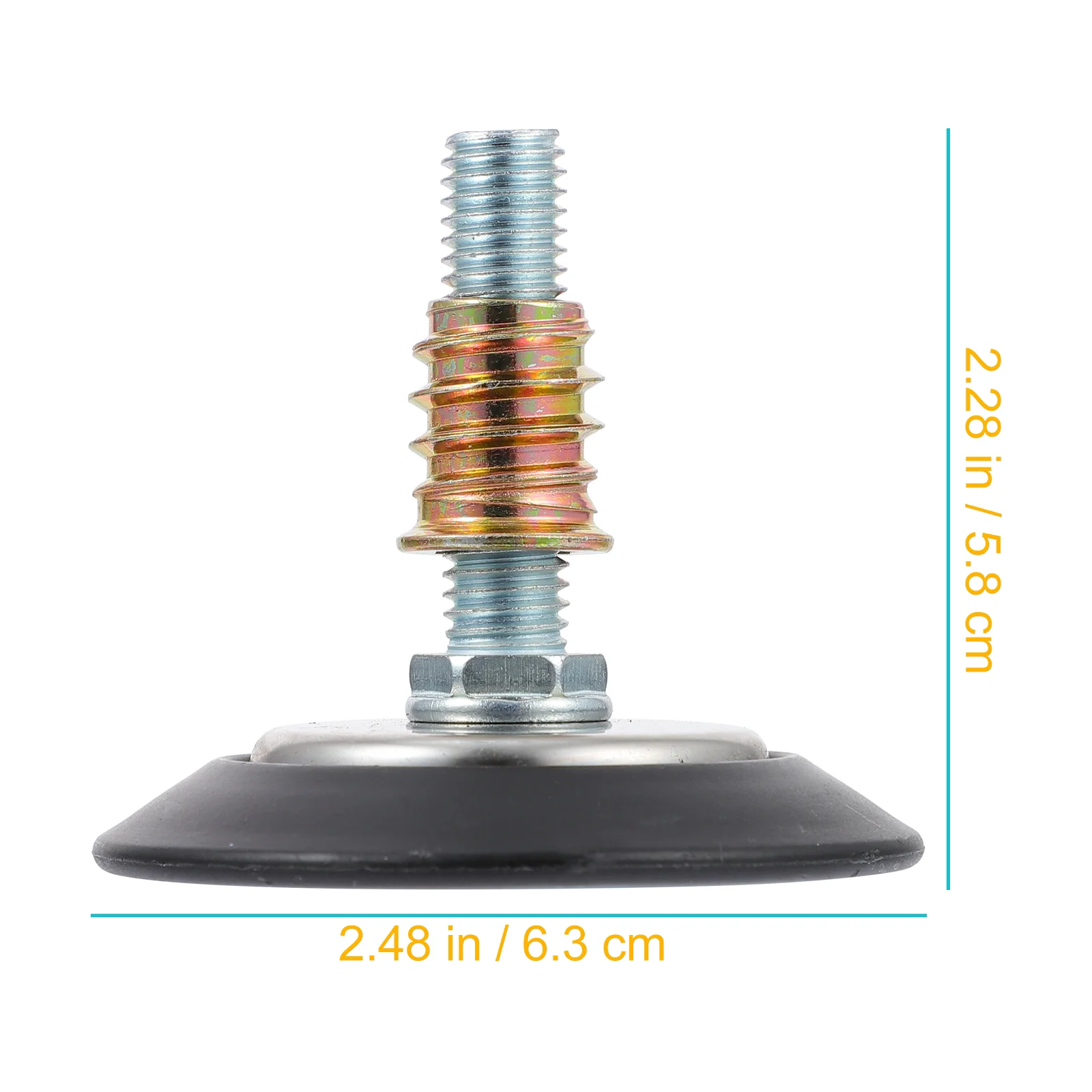 4 ชิ้นความสูงขาโต๊ะโลหะปรับแผ่น Leveling ฟุตสําหรับตาราง Heavy Duty เฟอร์นิเจอร์ Levelers Glide เก้าอี้ Levelers